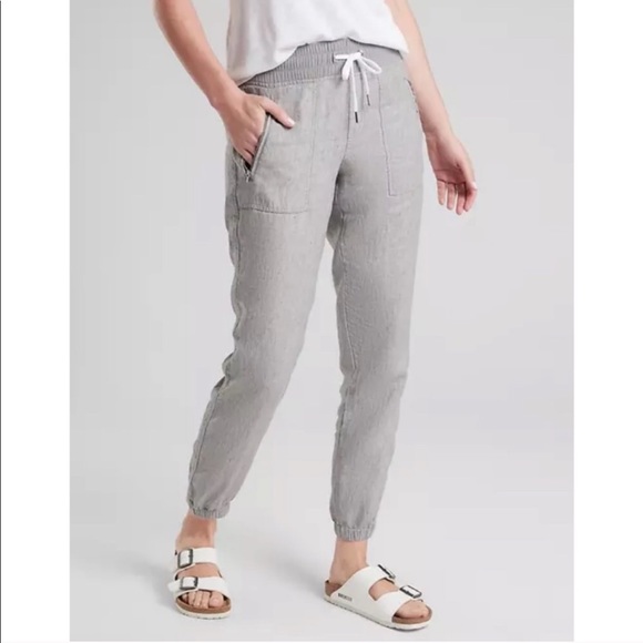 athleta cabo linen pants